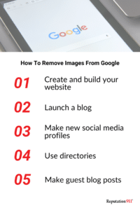 How to remove images from Google reputation 911