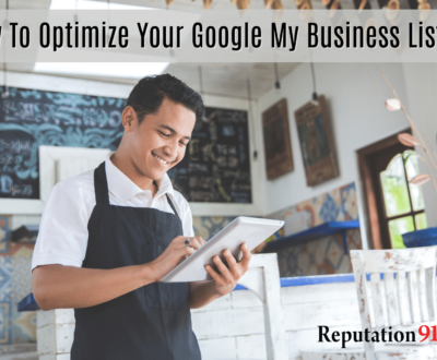 how to optimize your google my business listing reputation 911