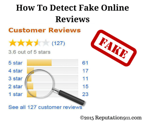 Detect Fake Reviews