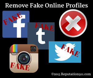 Remove Fake Online Profiles | Reputation911.com