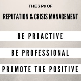 Reputation and Crisis Management
