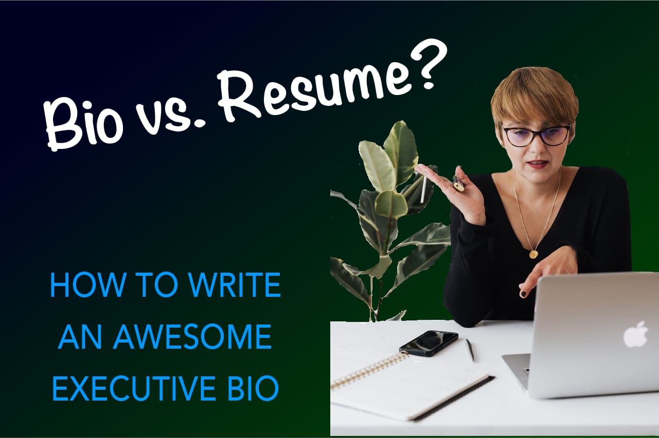 how to write an executive bio