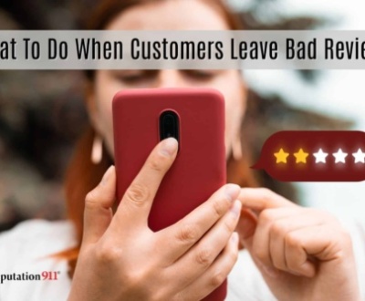 what to do when customers leave bad reviews