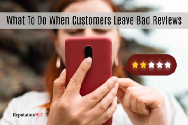 what to do when customers leave bad reviews