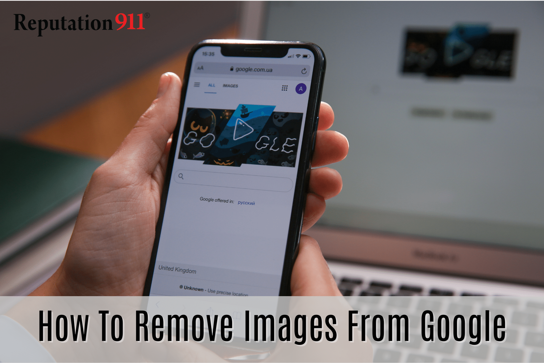 how to remove images from google reputation 911