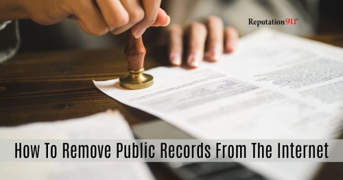 how to remove public records