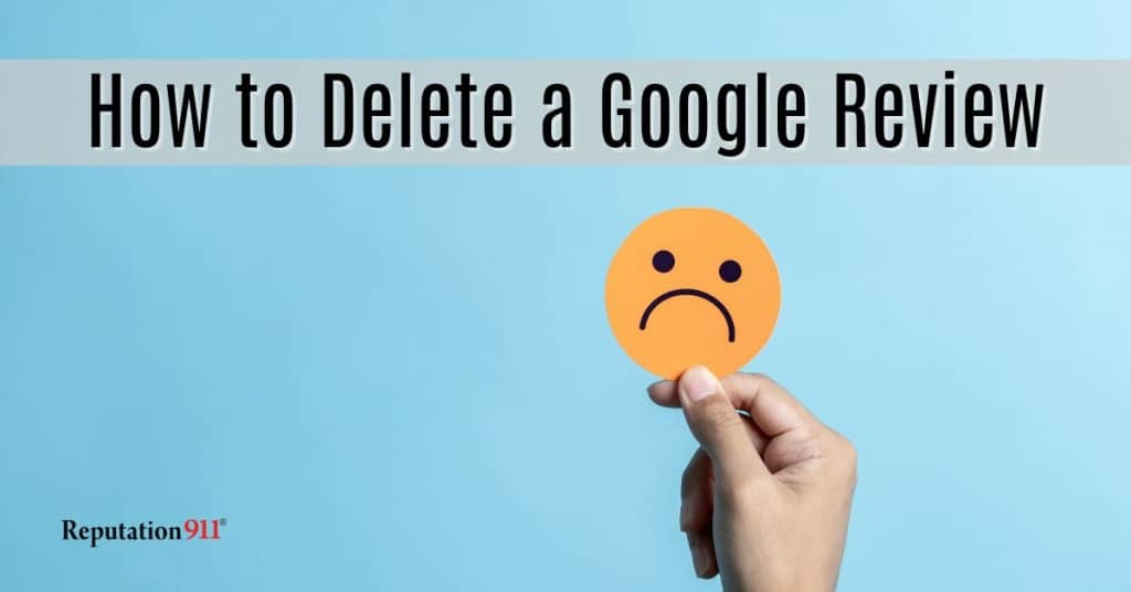 how to delete a google review