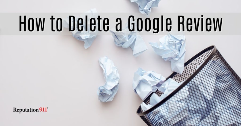 how to delete a google review