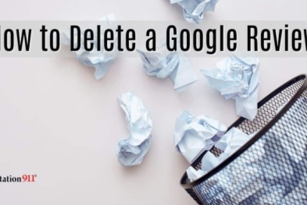 how to delete a google review