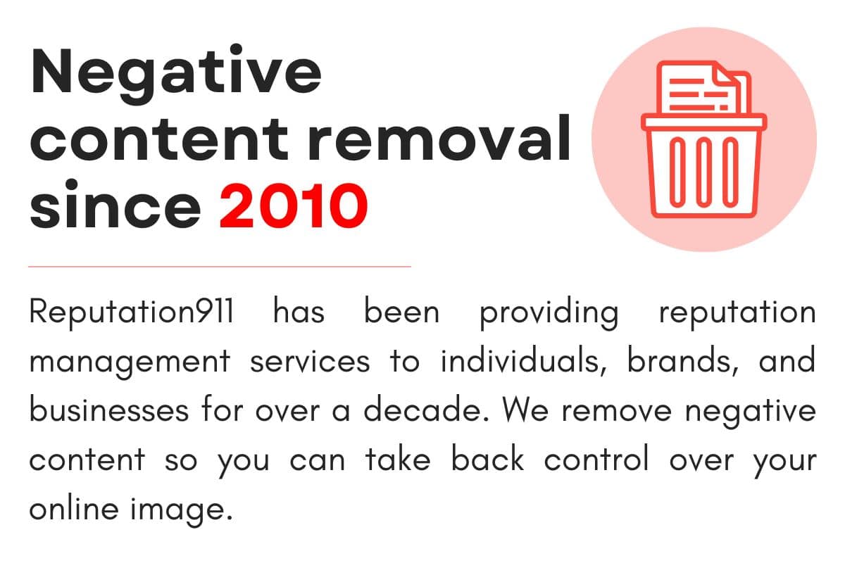 negative content removal reputation911