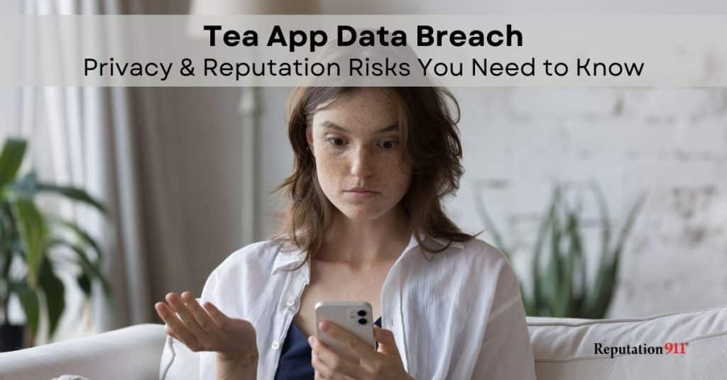 tea app data breach privacy and reputation risks