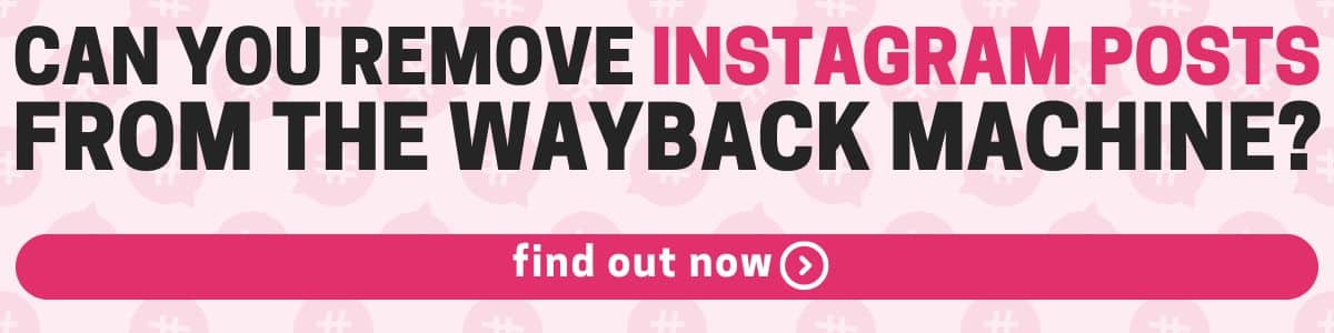 wayback machine for instagram