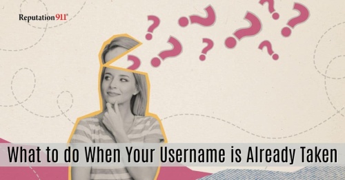 What to do When Your Username is Already Taken