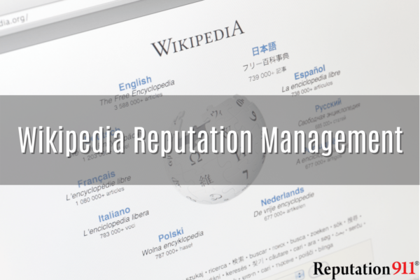 Wikipedia Reputation Management