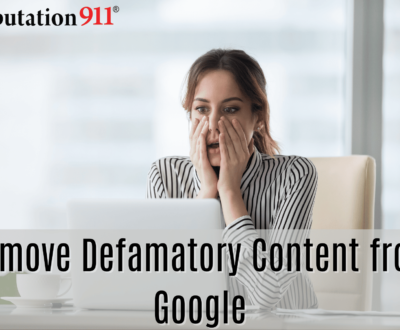 defamatory content from Google