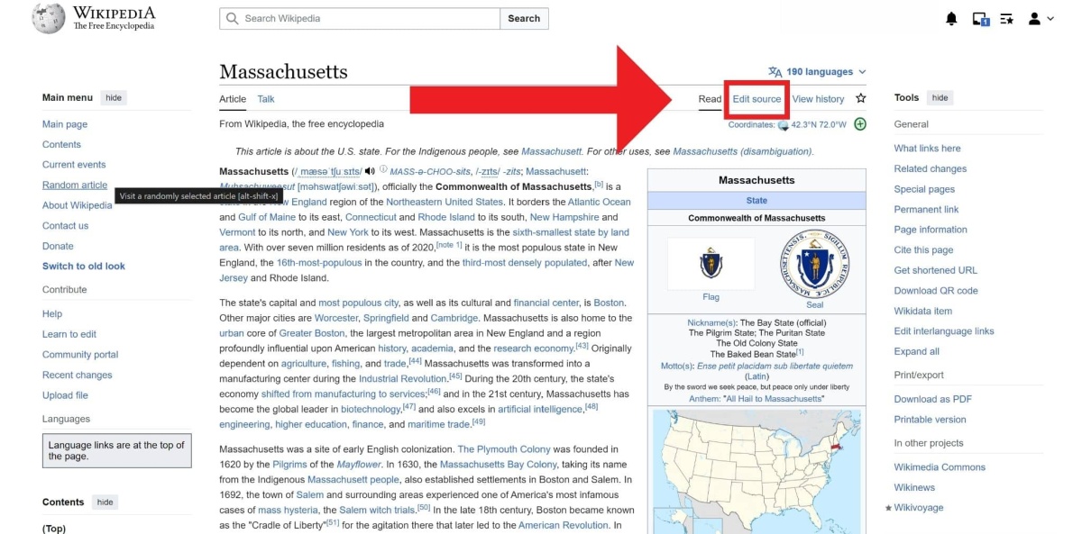 edit a wikipedia article