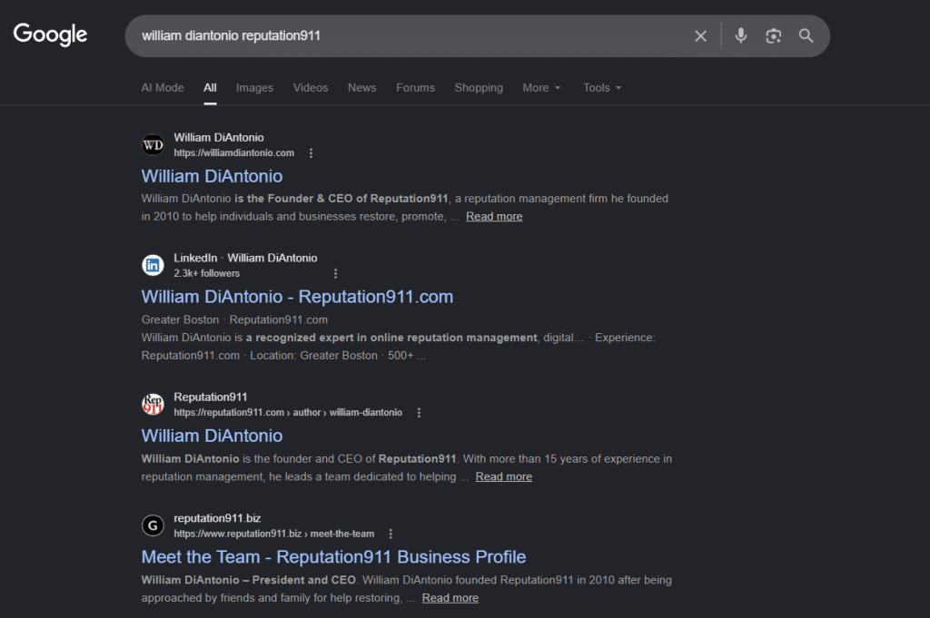 example search