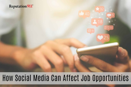how social media can affect job opportunities