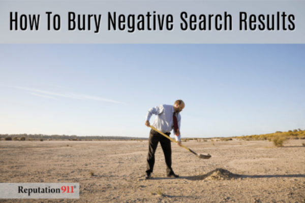 How to bury negative google search results Reputation911