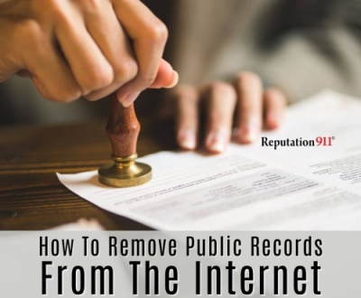 how to remove public records from the internet