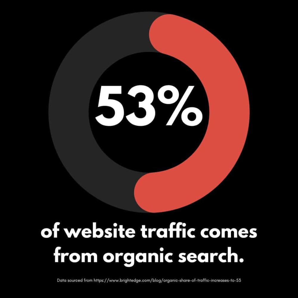 organic website traffic statistics