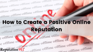 positive online reputation