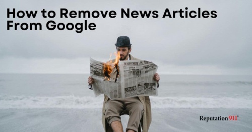 remove negative articles from google