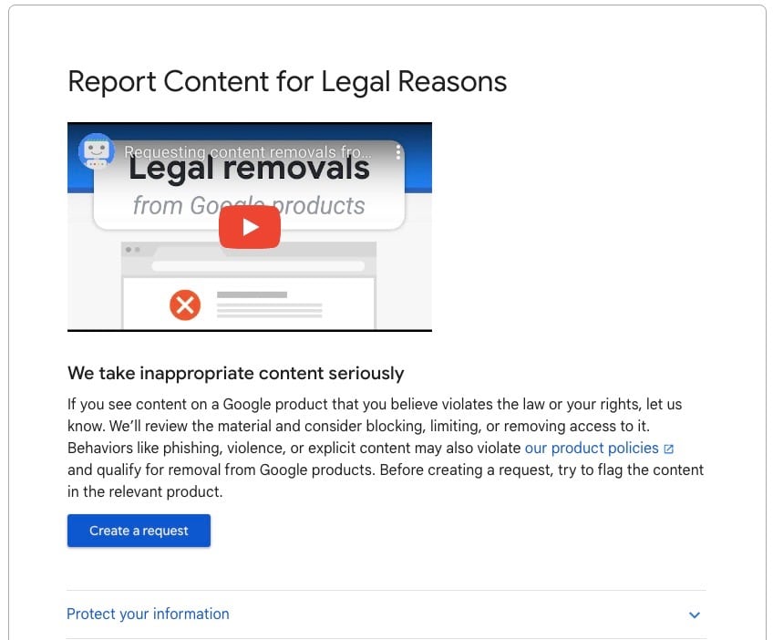 Reputation911 How to Submit a Google DMCA Takedown Notice google DMCA, google dmca takedown, dmca request
