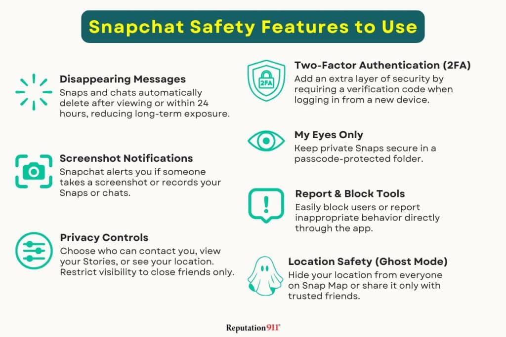 snapchat safety features